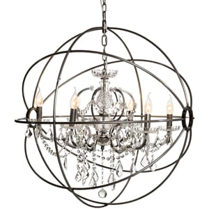 Rome Krystall Lysekrone L - Artwood