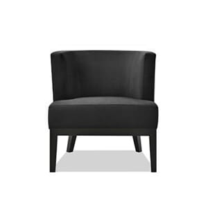 Daytona Stol Velour Black - Home Factory