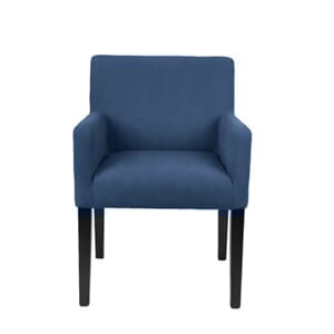 Wien Spisestol Velour Pet. Blue - Home Factory