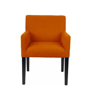 Wien Spisestol Velour Orange - Home Factory