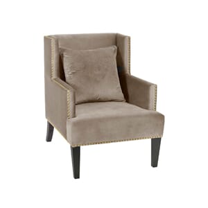 Florence Stol Velour Beige - Home Factory