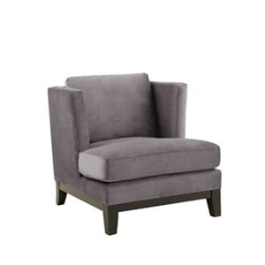 Stol Hamilton B76 D89 H75 Velour Dark Grey - Home Factory