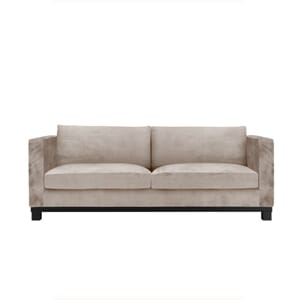 Chicago Sofa Velour Beige - Home Factory