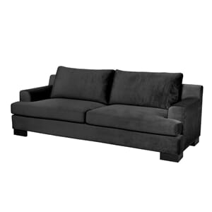 Miami Sofa Velour Black - Home Factory