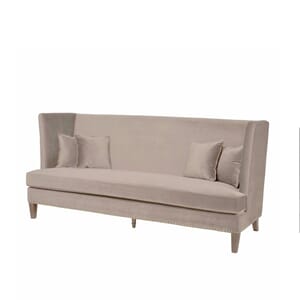 Denver Spisestuesofa Velour Beige - Home Factory