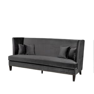 Denver Spisestuestol Velour Black - Home Factory