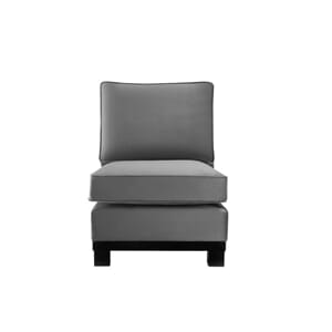 Queens Stol Velour Dk. Grey - Home Factory