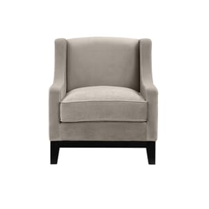 Housten Stol Velour Beige - Home Factory