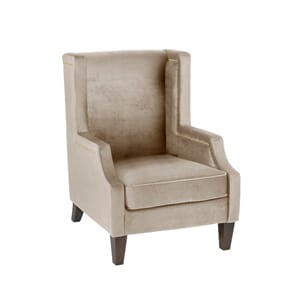 Atlanta Stol Velour Beige - Home Factory