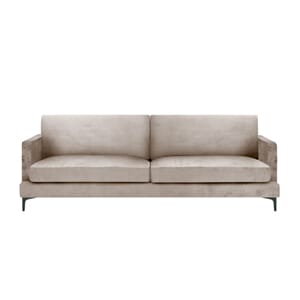 Montana Sofa Velour Beige - Home Factory