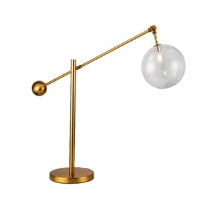 Bordlampe McAllan B80cm D20cm H65-110cm gold - Home Factory